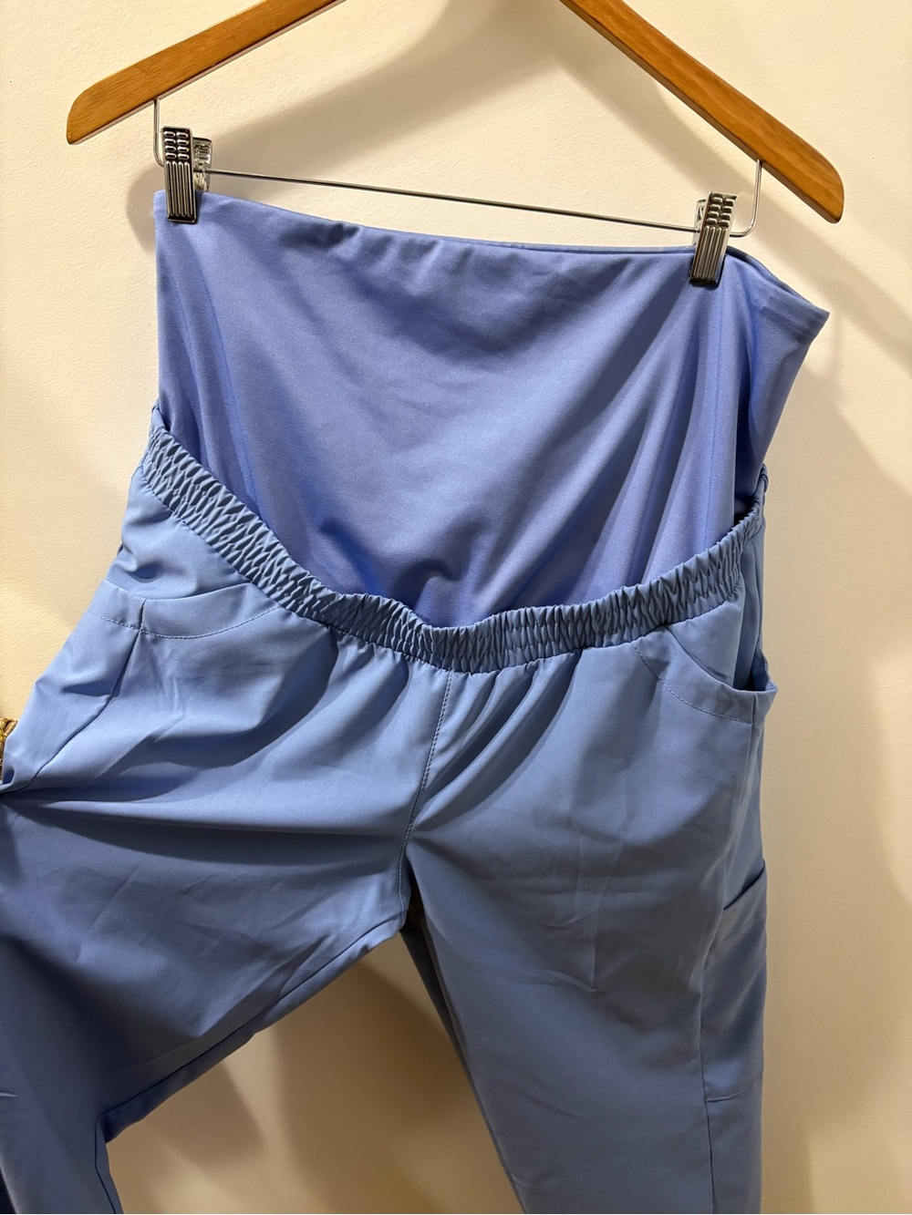 WonderWink Light Blue Kids Jogger Pants with Adjustable Panel